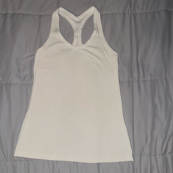 Lululemon Athletica White Tank Top Size 2 - Picture 1 of 5